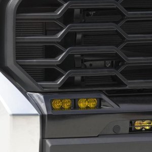 Toyota Tundra Fog Light Pocket Kit - Baja Designs - Amber - `22-`27